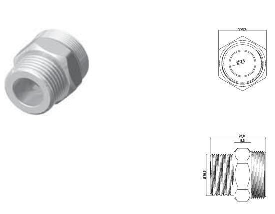 Hirt-Line Adapterstück G1/2"