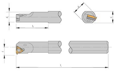 Toolholder internal threading