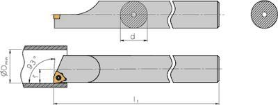 Solid carbide boring bar