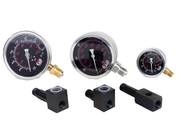 EUROPRESS Manomètre 1/4" NPT  remplis de glycérine
