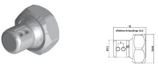 Hirt-Line Düse 90° Bohrungen  2x Ø 2.0 mm