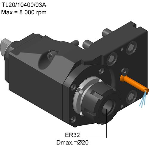 Radial Driven Tool Holder (Max. 8.000 rpm)