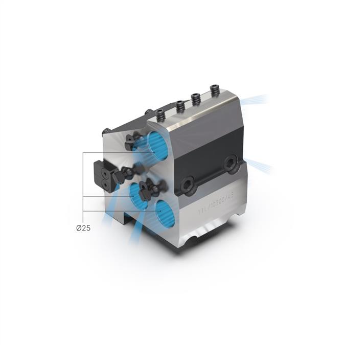CMZ Dreifach-Bohrstangenhalter 3xØ25; EK/IK