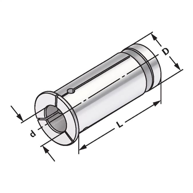 Douilles de réduction D=20 d=6