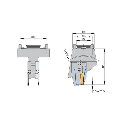 ARNO Abstechhalter HDM-BMT42-SDS-ACS