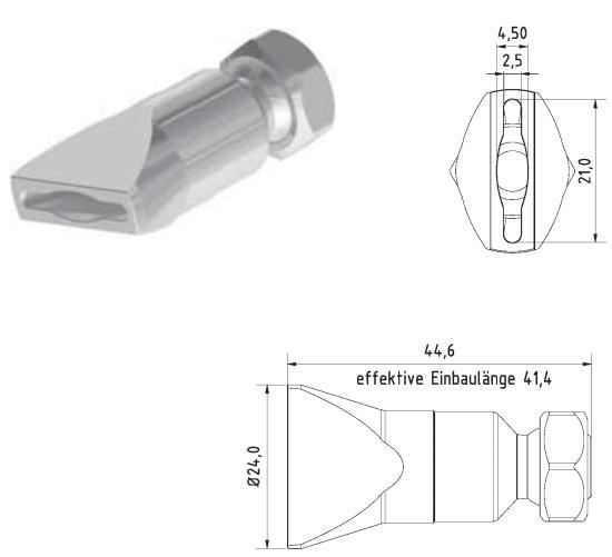 Hirt-Line Flachdüse Breit mit Schlitz 20 x 2.5 mm