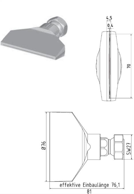 Hirt-Line Flachdüse Schlitzbreite 70 x 2.0 mm
