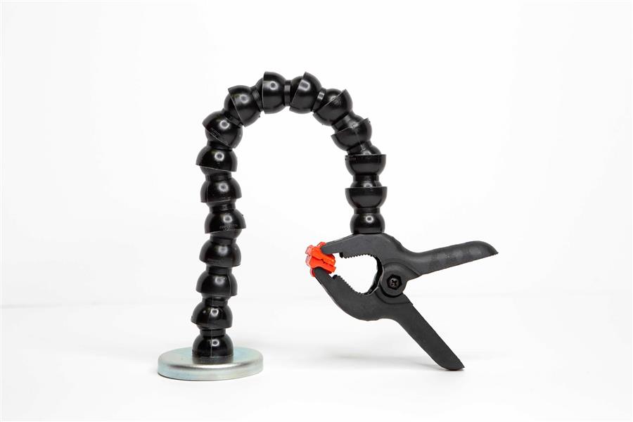 OPTI-Arm schwarz 12mm inkl. Magnetständer