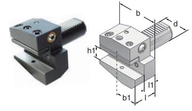 Radial toolholder B1-30x20x40