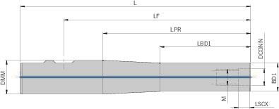 ARNO Stahlverlängerung ACV1.25.109.23M12