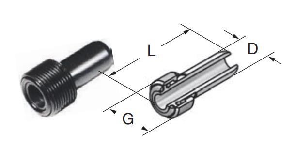 Zürn Kühlmittelübergaberohr HSK-A40 M12x1