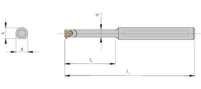 Toolholder internal threading