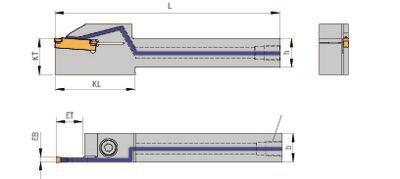 Parting off holder