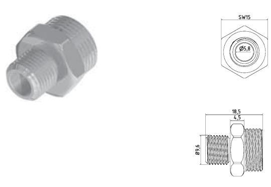 Hirt-Line Adapterstück G1/8"