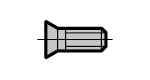 Set of 2 screws ETL-M2x3.6-T6-IP-2SET