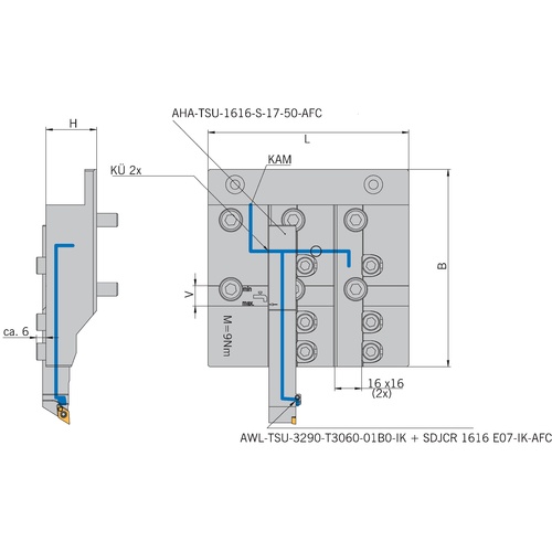 Work holding tool AWL-TSU-3290-T3060-01B0-IK
