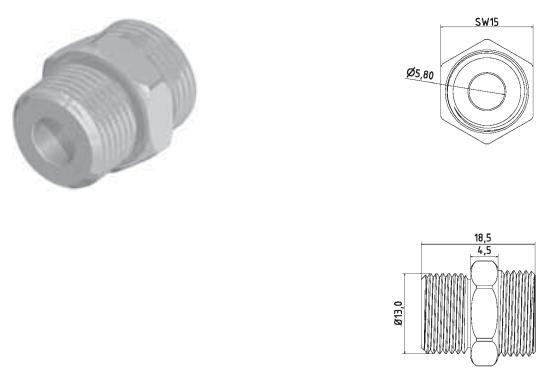 Hirt-Line Adapterstück G1/4"