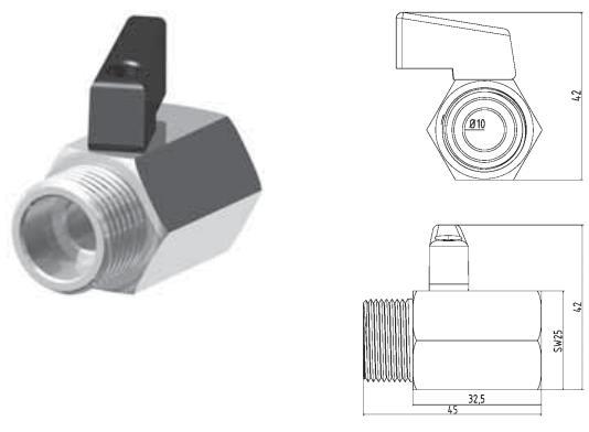 Hirt-Line Mini-Kugelhahn G1/2"