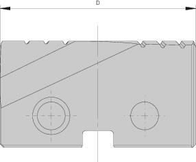 HSS flat bottom insert (1.5748")