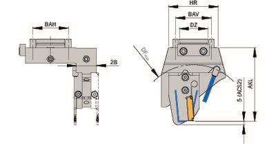 ARNO Abstechhalter HBSA-50-50-R-ACS